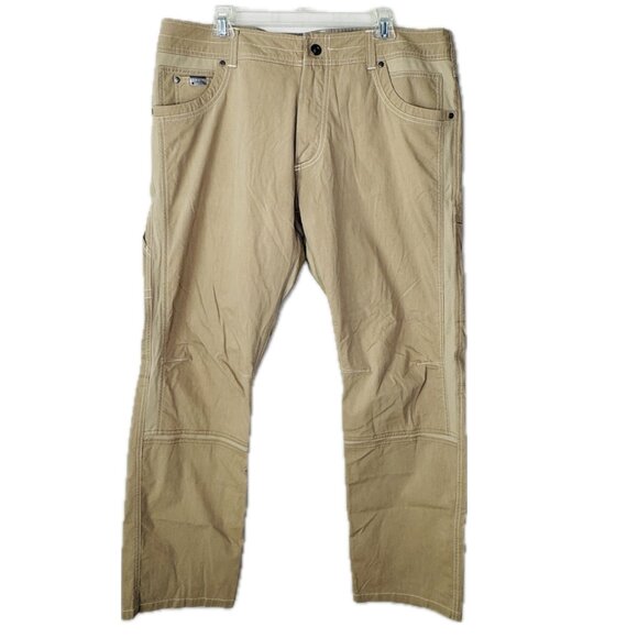 Kuhl Radikl Pant Khaki Tan Mens 38x30 5190 Working Hiking Cargo Quick Dry UPF50+ - Picture 1 of 13